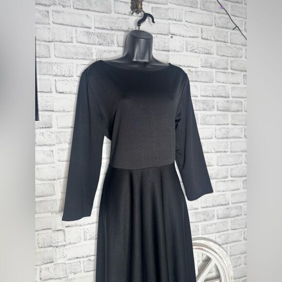 Metamorphosis Girl Long Sleeve Black Dress With Pockets XL 1X - Picture 4 of 8